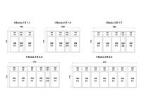 GN trays layout